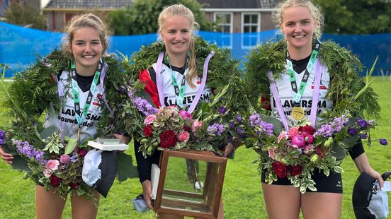 Jennie, Amarins en Rikst winne it NK DAMES!!!!